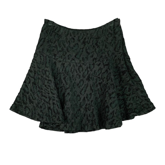 Free people leopard print fit and flare punk steampunk gorpcore size 4 NWOT - Picture 1 of 3